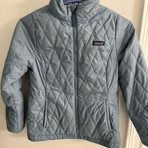 Patagonia Kids Quilted Jacket - Light Blue